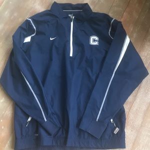 Nike UConn Huskies 1/4 zip windbreaker